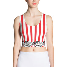 Load image into Gallery viewer, Candy Stripe Kilroys Crop Top