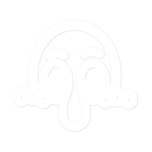 Load image into Gallery viewer, Kilroys Sticker - Kilroys eyes - White