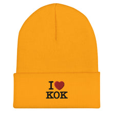 Load image into Gallery viewer, Cuffed I <3 KOK Beanie