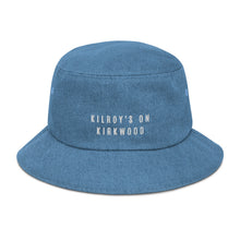 Load image into Gallery viewer, Kilroy's on Kirkwood Denim bucket hat