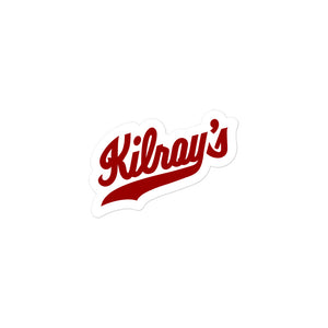 Kilroys Sticker - Red & White