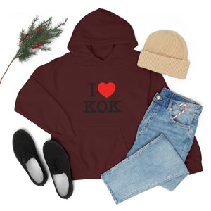Unisex Heavy Blend™ I <3 KOK Hooded Sweatshirt