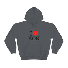 Load image into Gallery viewer, Unisex Heavy Blend™ I &lt;3 KOK Hooded Sweatshirt

