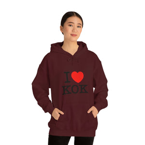 Unisex Heavy Blend™ I <3 KOK Hooded Sweatshirt