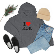 Load image into Gallery viewer, Unisex Heavy Blend™ I &lt;3 KOK Hooded Sweatshirt

