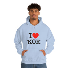 Load image into Gallery viewer, Unisex Heavy Blend™ I &lt;3 KOK Hooded Sweatshirt
