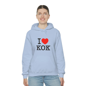 Unisex Heavy Blend™ I <3 KOK Hooded Sweatshirt