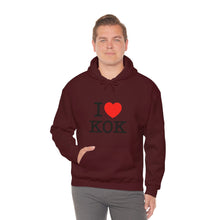 Load image into Gallery viewer, Unisex Heavy Blend™ I &lt;3 KOK Hooded Sweatshirt
