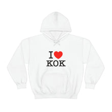 Load image into Gallery viewer, Unisex Heavy Blend™ I &lt;3 KOK Hooded Sweatshirt
