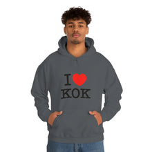Load image into Gallery viewer, Unisex Heavy Blend™ I &lt;3 KOK Hooded Sweatshirt
