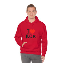 Load image into Gallery viewer, Unisex Heavy Blend™ I &lt;3 KOK Hooded Sweatshirt
