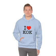 Load image into Gallery viewer, Unisex Heavy Blend™ I &lt;3 KOK Hooded Sweatshirt
