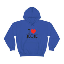 Load image into Gallery viewer, Unisex Heavy Blend™ I &lt;3 KOK Hooded Sweatshirt
