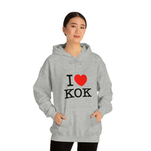 Load image into Gallery viewer, Unisex Heavy Blend™ I &lt;3 KOK Hooded Sweatshirt
