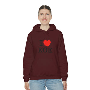 Unisex Heavy Blend™ I <3 KOK Hooded Sweatshirt