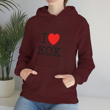 Load image into Gallery viewer, Unisex Heavy Blend™ I &lt;3 KOK Hooded Sweatshirt
