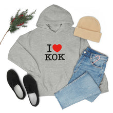 Load image into Gallery viewer, Unisex Heavy Blend™ I &lt;3 KOK Hooded Sweatshirt
