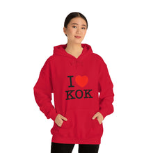 Load image into Gallery viewer, Unisex Heavy Blend™ I &lt;3 KOK Hooded Sweatshirt
