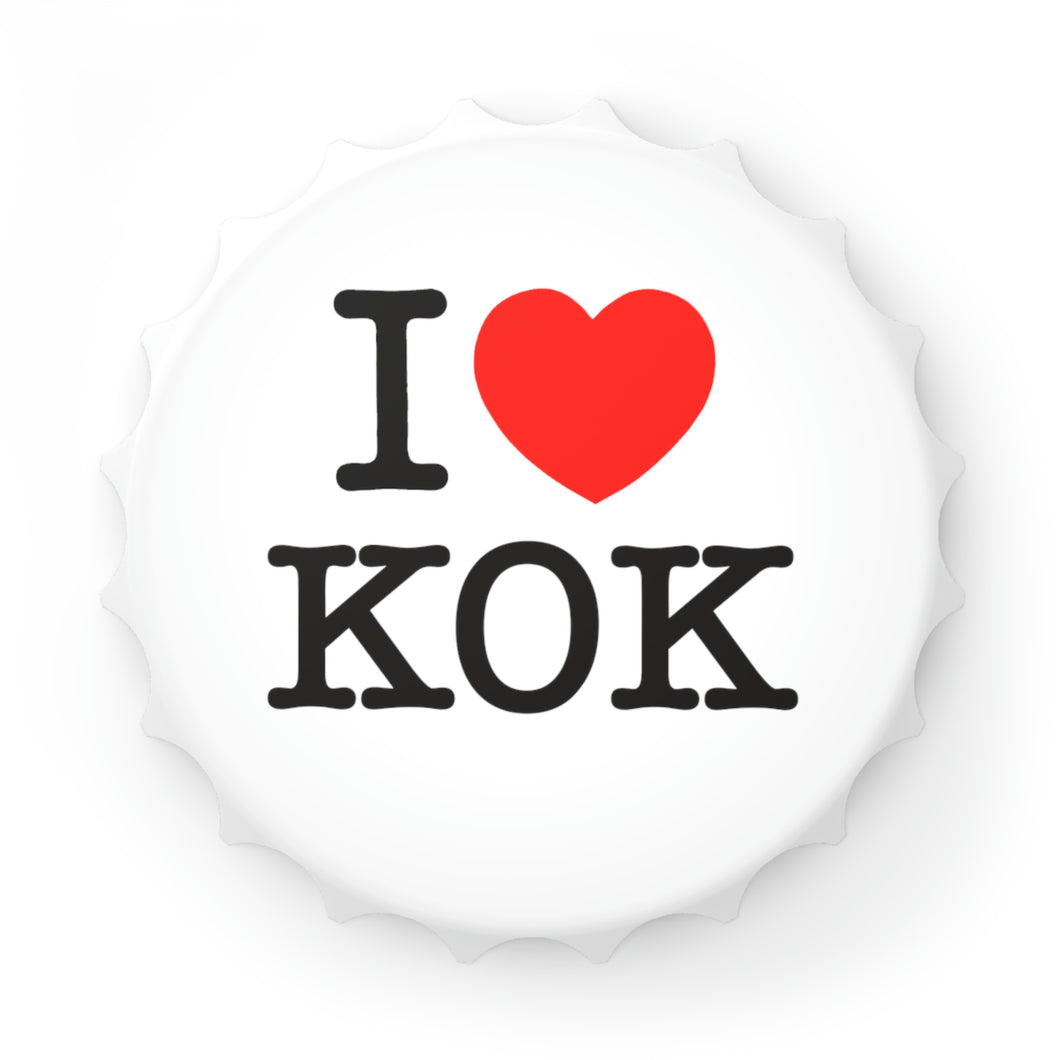 I <3 KOK Bottle Opener