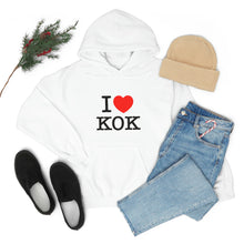 Load image into Gallery viewer, Unisex Heavy Blend™ I &lt;3 KOK Hooded Sweatshirt
