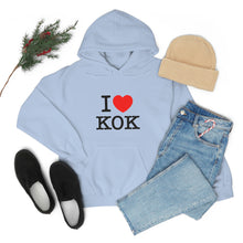 Load image into Gallery viewer, Unisex Heavy Blend™ I &lt;3 KOK Hooded Sweatshirt
