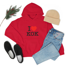 Load image into Gallery viewer, Unisex Heavy Blend™ I &lt;3 KOK Hooded Sweatshirt
